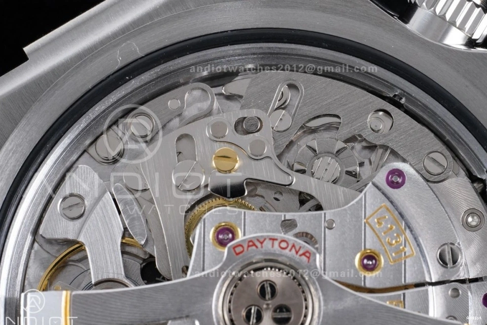 Oysterflex VS4131 (Weighted) Edition Silver Strap V2 VSF 126519 on 1:1 Daytona Black Best Dial Diamonds 0127